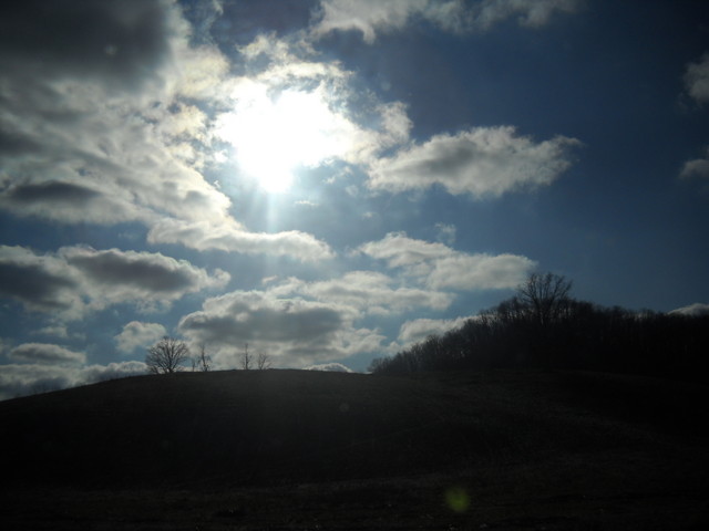 She took this one on the way to church