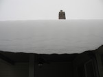 I thought this was sort of a neat picture (by Kailyn again): snow curl and chimney