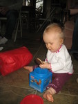 Special present for Brianna -- the cookie game she loved so much at Aunt June's
