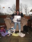 Grandma Carolyn and PaChris's gift for Kailyn: a speaker system for her mp3 player!