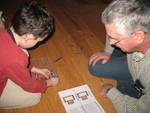 Connor very quicky learned to follow the diagrams with minimal help