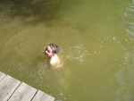 Another pic of Connor in the water