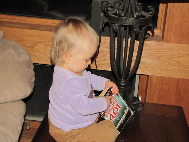 She's a precocious reader.