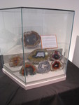 A display of geodes