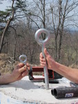 Closer view of eyebolts