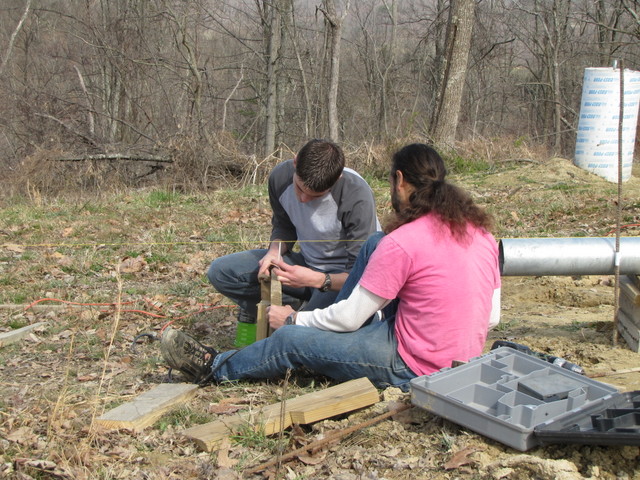 Working on pipe positioning