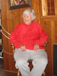 Aunt Ruth watching the game