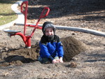 Connor in the dirt