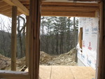 A start on the screened porch area