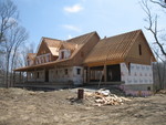 April 6: Trip out to the house to let my dad see the progress
