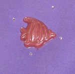 Closeup of fish soap