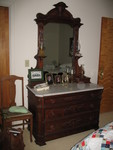 Antique dresser with marble top