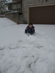 Scooting through the snow