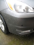 Close-up of the ice coating