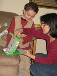 A little help from mom