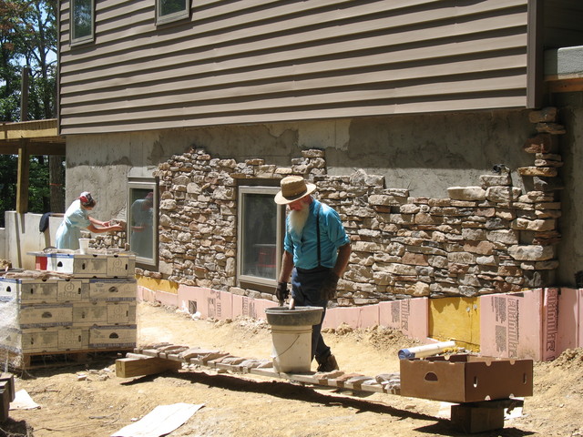 Stone wall is looking great!