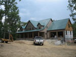 June 2: Another trip out to see house progress