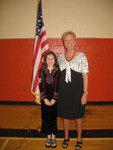 Kailyn and her teacher, Mrs. Canter