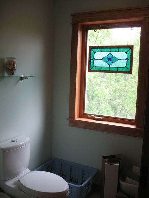 Shelf added to mini-bath
