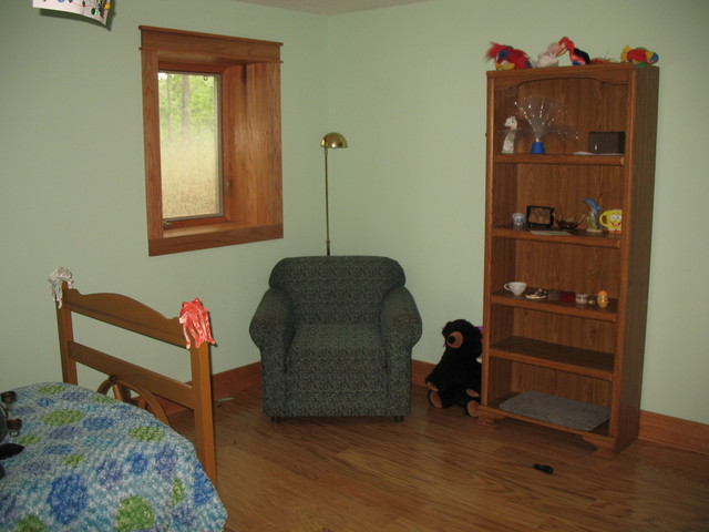 Southeastern corner of her room