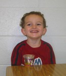 Connor with his yellow slime