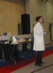 Dry ice and glycerine = bubbles!