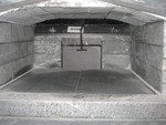 Inside the bake oven